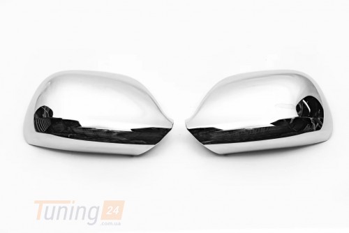 Carmos Хром накладки на зеркала Carmos из ABS-пластика для Volkswagen T5 Рестайлинг 2010-2015 Хром зеркал Фольксваген Т5 Рестайлинг 2шт - Картинка 1
