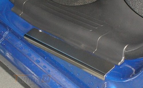 NataNiko Хром накладки на пороги НатаНика PREMIUM для Chevrolet Aveo Hatchback T200 2002-2011 - Картинка 2