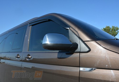 Omsa Хром накладки на зеркала Omsa Line из нержавейки для Volkswagen T5 Рестайлинг 2010-2015 Хром зеркал Фольксваген Т5 Рестайлинг 2ш - Картинка 3