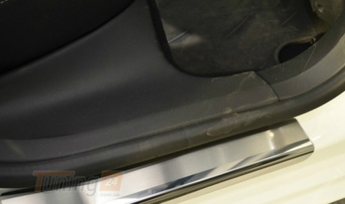 NataNiko Хром накладки на пороги НатаНика PREMIUM для Citroen C4 II Hatchback 2010-2018 - Картинка 2