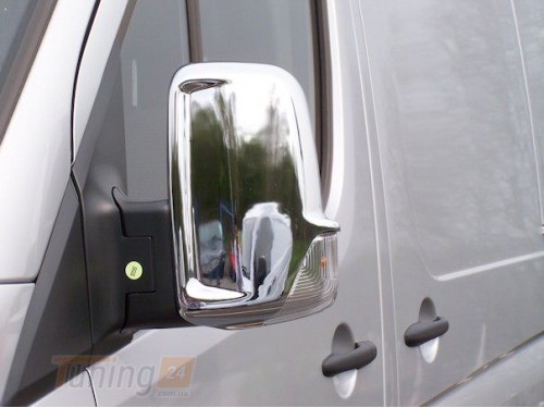 Carmos Хром накладки на зеркала Carmos из ABS-пластика для Mercedes Sprinter 2013-2018 Хром зеркал Мерседес Спринтер 2шт - Картинка 2