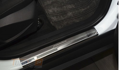 NataNiko Хром накладки на пороги НатаНика PREMIUM для Ford Focus 3 Hatchback 2011-2014 - Картинка 1