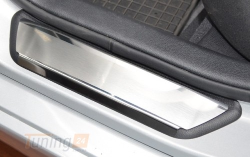 NataNiko Хром накладки на пороги НатаНика PREMIUM для Hyundai I40 Sedan 2011-2014 - Картинка 2