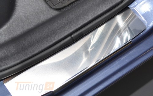 NataNiko Хром накладки на пороги НатаНика PREMIUM для Hyundai I30 2 Hatchback 2012-2015 - Картинка 2