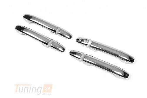 Carmos Хром накладки на ручки Carmos из нержавейки для Mercedes Vito W447 2014+ Хром ручек Мерседес Вито W447 4шт с чипом - Картинка 4