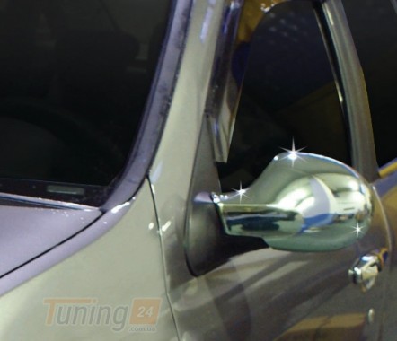 Omsa Хром накладки на зеркала Omsa Line из нержавейки для Renault Symbol 2008-2013 Хром зеркал Рено Симбол 2шт - Картинка 3