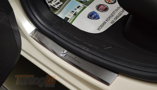 NataNiko Хром накладки на пороги НатаНика PREMIUM для Lancia Ypsilon 2011+ - Картинка 2