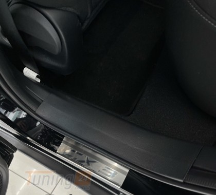 NataNiko Хром накладки на пороги НатаНика PREMIUM для Mazda CX-3 2015+ - Картинка 3