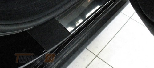 NataNiko Хром накладки на пороги НатаНика PREMIUM для Mercedes-benz ML W164 2005-2011 - Картинка 3