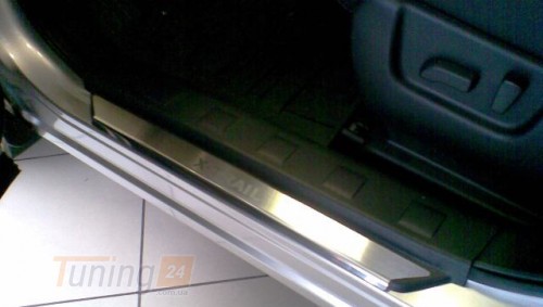 NataNiko Хром накладки на пороги НатаНика PREMIUM для Nissan X-Trail T31 2007-2014 - Картинка 1