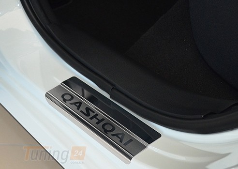 NataNiko Хром накладки на пороги НатаНика PREMIUM для Nissan Qashqai 2 2014-2021 - Картинка 2