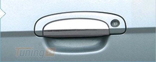 Libao Хром накладки на ручки Libao из ABS-пластика для Hyundai Getz 2002-2012 Хром ручек Хюндай Гетц 4шт - Картинка 1