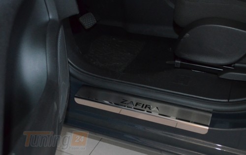 NataNiko Хром накладки на пороги НатаНика PREMIUM для Opel Zafira III C TOURER 2011-2019 - Картинка 1