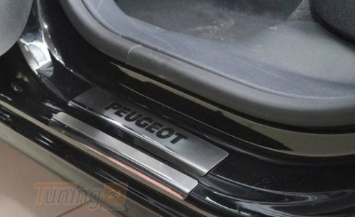 NataNiko Хром накладки на пороги НатаНика PREMIUM для Peugeot 208 / 208 FL 5D 2012-2019 - Картинка 2