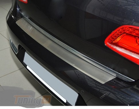 NataNiko Хром накладка на бампер с загибом НатаНика PREMIUM для Audi A4 8K/B8 SW 2011-2015 - Картинка 2