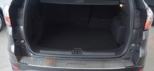 NataNiko Хром накладка на бампер с загибом НатаНика PREMIUM для Ford Kuga II / II FL 2012-2019 - Картинка 1