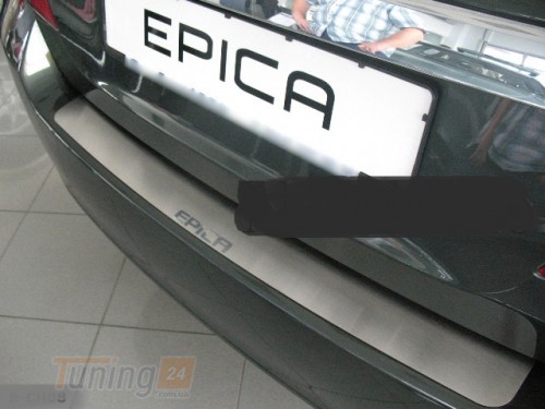 NataNiko Хром накладка на бампер НатаНика PREMIUM для Chevrolet Epica 2006-2012 - Картинка 1