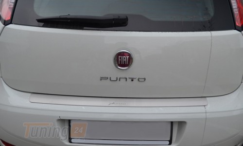NataNiko Хром накладка на бампер НатаНика PREMIUM для Fiat Punto II 2010+ - Картинка 1