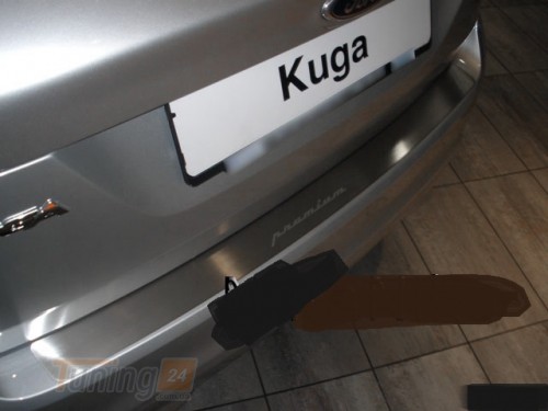 NataNiko Хром накладка на бампер НатаНика PREMIUM для Ford Kuga I 2008-2012 - Картинка 1