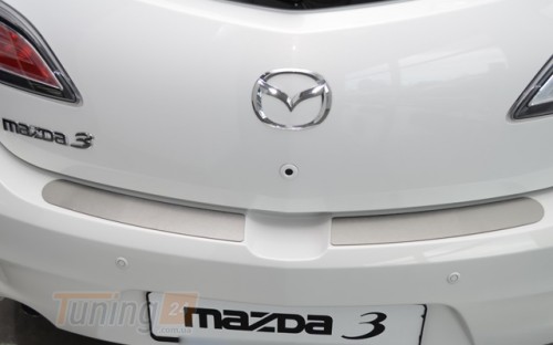 NataNiko Хром накладка на бампер НатаНика PREMIUM для Mazda 3 Hatchback 5D 2009-2011 - Картинка 1