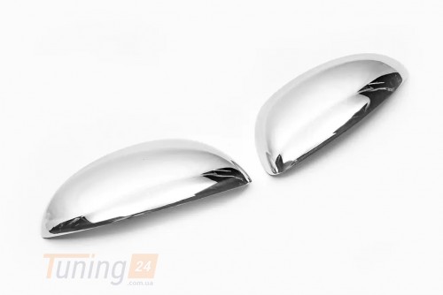 Carmos Хром накладки на зеркала Carmos из нержавейки для Nissan Juke 2010-2014 Хром зеркал Ниссан Жук 2шт - Картинка 2