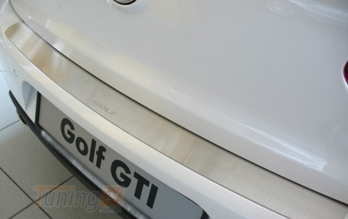 NataNiko Хром накладка на бампер НатаНика PREMIUM для Volkswagen Golf 6 5D 2008-2012 - Картинка 1