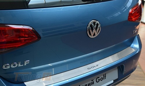 NataNiko Хром накладка на бампер НатаНика PREMIUM для Volkswagen Golf 7 5D 2012-2020 - Картинка 1