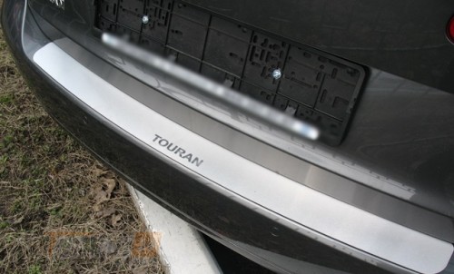 NataNiko Хром накладка на бампер НатаНика PREMIUM для Volkswagen Touran II 2010-2015 - Картинка 1