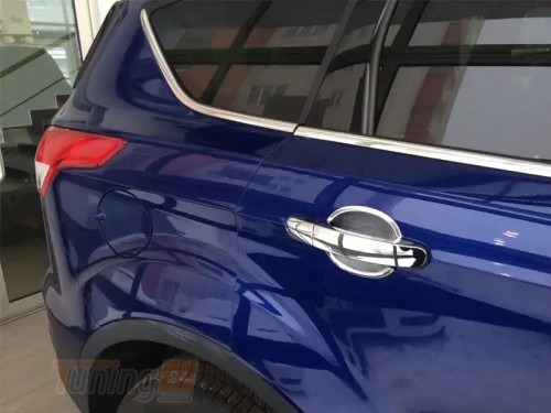 Libao Хром накладки под ручки Libao из ABS-пластика для Ford Kuga 2013-2019 Мыльнички на Форд Куга 4шт - Картинка 1