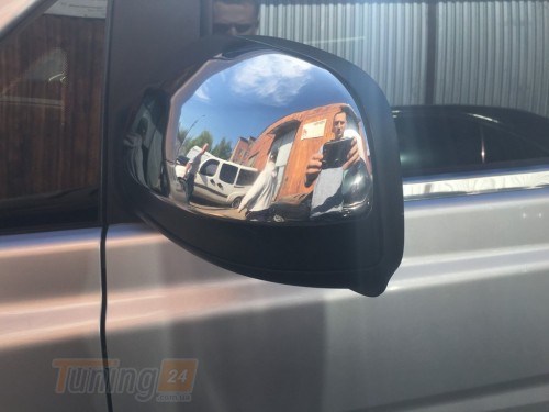 Carmos Хром накладки на зеркала Carmos из нержавейки для Mercedes Vito 2010-2014 Хром зеркал Мерседес Вито 2шт - Картинка 2