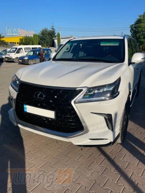 DD-T24 Комплект обвесов (TRD-Sport 2021-2022) на Lexus LX 450D 2015+ (белый цвет) - Картинка 2