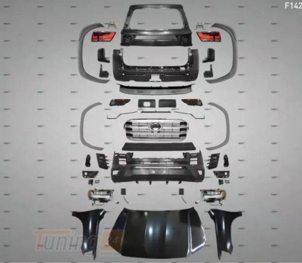DD-T24 Комплект рестайлинга LC300 (без замены задних крыл) на Toyota Land Cruiser 200 2012-2015 - Картинка 4
