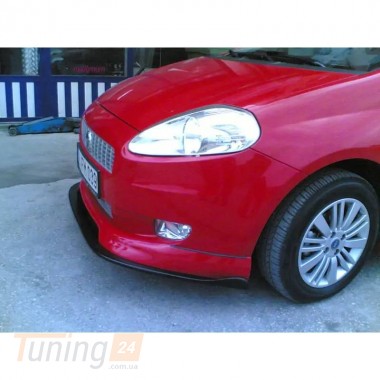 DD-T24 Передний бампер (накладка, под покраску) на Fiat Punto EVO 2011+ - Картинка 3