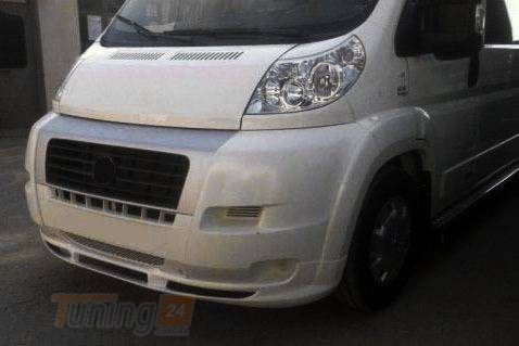 DD-T24 Передняя накладка (узкая, под покраску) на Peugeot Boxer 2 2006-2014 - Картинка 2