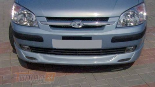 DD-T24 Передняя нижняя юбка (под покраску) на Hyundai Getz 2002-2012 - Картинка 1