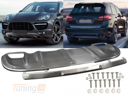 DD-T24 Передняя и задняя накладки на Porsche Cayenne 2 958 2010-2014 - Картинка 1