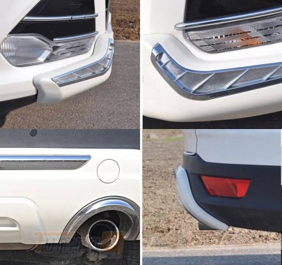 DD-T24 Передняя и задняя накладки на Ford Kuga 2012-2016 - Картинка 2