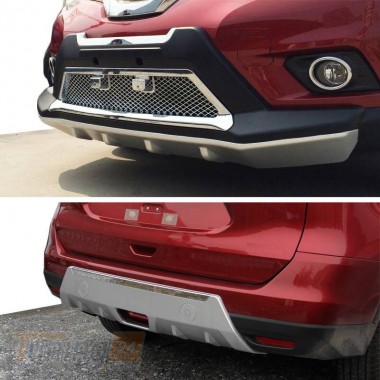 DD-T24 Передняя и задняя накладки V3 на Nissan X-Trail T32 2014-2020 - Картинка 1