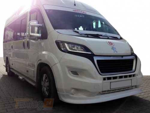 DD-T24 Передняя накладка (узкая, под покраску) на Peugeot Boxer 2 2014+ - Картинка 1