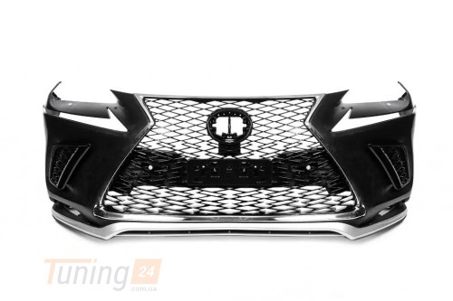 DD-T24 Бампер с решеткой в рестайлинг дизайне Lexus на Lexus NX 2014-2021 - Картинка 2
