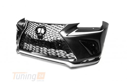 DD-T24 Бампер с решеткой в рестайлинг дизайне Lexus на Lexus NX 2014-2021 - Картинка 4