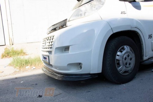 DD-T24 Передняя накладка (ЛИП, черная) на Peugeot Boxer 2 2006-2014 - Картинка 2