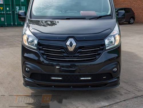 DD-T24 Передняя лип юбка (ABS) на Renault Trafic 2014-2019 - Картинка 1