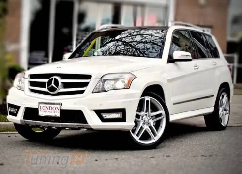 DD-T24 Передні та задні накладки Libao (нерж) на Mercedes GLK X204 2008-2012 - Зображення 3