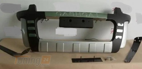 DD-T24 Передняя накладка Libao (пласт) на Nissan Qashqai 2 2014-2016 - Картинка 1