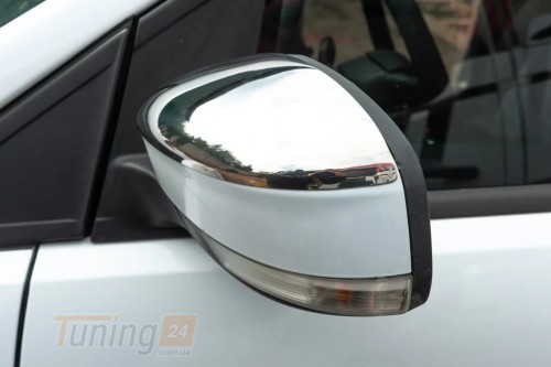 Omsa Хром накладки на зеркала Omsa Line из нержавейки для Ford Focus III Hatchback 2011-2014 Хром зеркал Форд Фокус 2шт  - Картинка 4