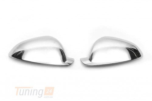 Carmos Хром накладки на зеркала Carmos из нержавейки для Opel Insignia 2010-2017 Хром зеркал Опель Инсигния 2шт - Картинка 1