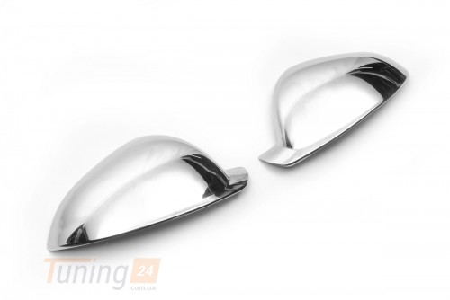 Carmos Хром накладки на зеркала Carmos из нержавейки для Opel Insignia 2010-2017 Хром зеркал Опель Инсигния 2шт - Картинка 2