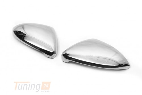 Omsa Хром накладки на зеркала Omsa Line из нержавейки для Volkswagen Golf 7 2012-2020 Хром зеркал Фольксваген Гольф 7 2шт - Картинка 2