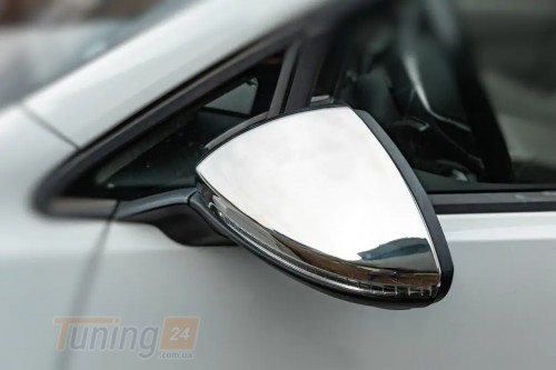 Omsa Хром накладки на зеркала Omsa Line из нержавейки для Volkswagen Golf 7 2012-2020 Хром зеркал Фольксваген Гольф 7 2шт - Картинка 3